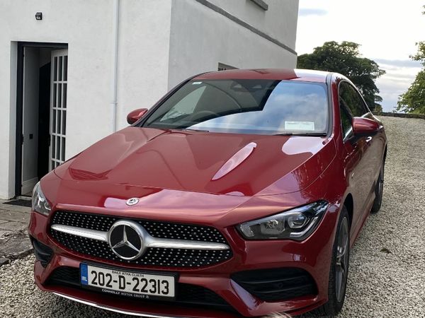 Mercedes-Benz CLA-Class Coupe, Petrol Plug-in Hybrid, 2020, Red