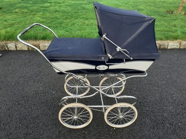 Navy silver hotsell cross dolls pram