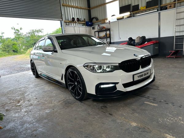 BMW 5-Series Saloon, Diesel, 2018, White