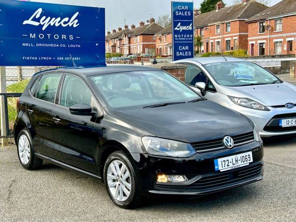 Volkswagen Polo Hatchback, Petrol, 2017, Black