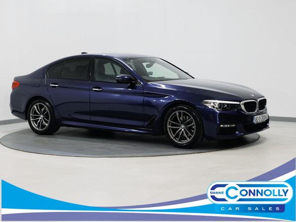 BMW 5-Series Saloon, Diesel, 2018, Blue