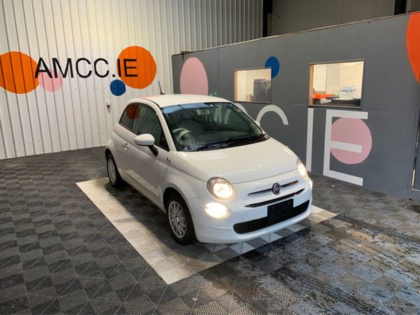 Fiat 500 Hatchback, Petrol, 2018, White