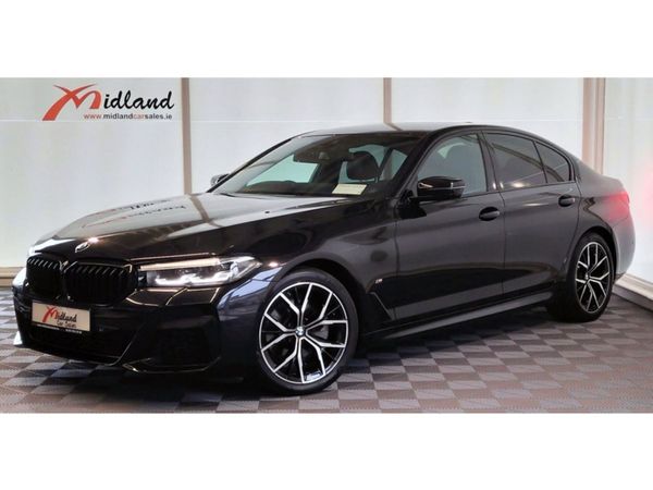 BMW 5-Series Saloon, Diesel Hybrid, 2022, Black