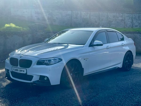 BMW 5-Series Saloon, Diesel, 2015, White
