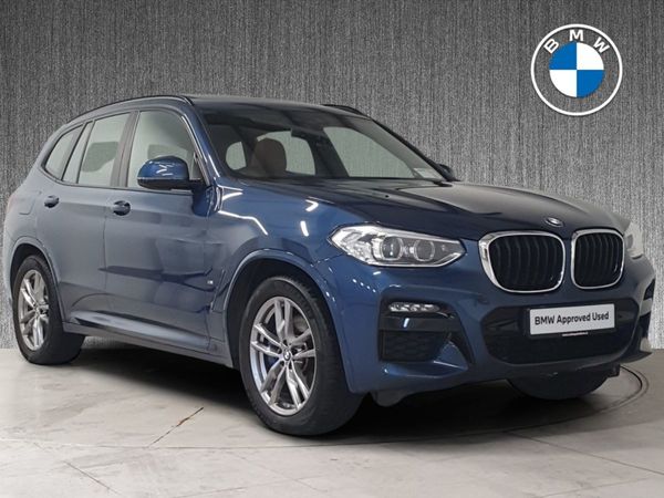 BMW X3 SUV, Petrol Plug-in Hybrid, 2021, Blue