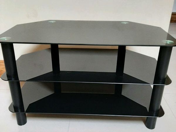 Small glass deals tv cabinet