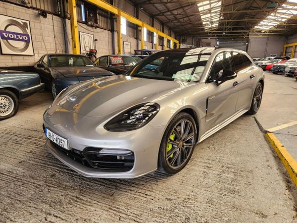 Porsche Panamera Estate, Petrol Hybrid, 2018, Silver