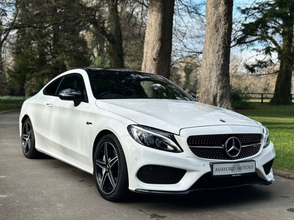 Mercedes-Benz C-Class Coupe, Petrol, 2018, White