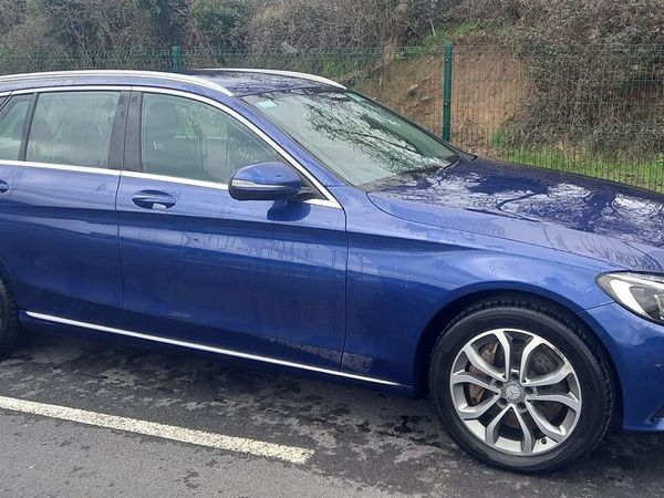 Mercedes-Benz C-Class Estate, Petrol Plug-in Hybrid, 2016, Blue