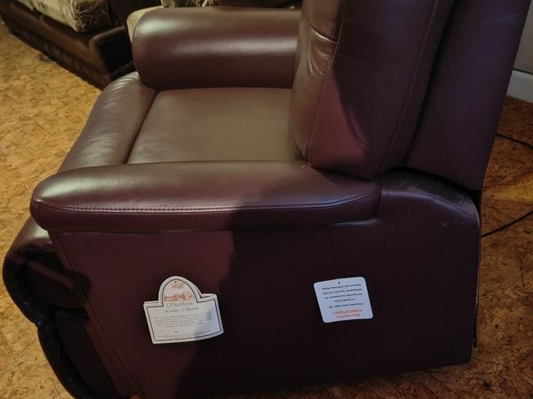 Second hand leather recliners for sale hot sale