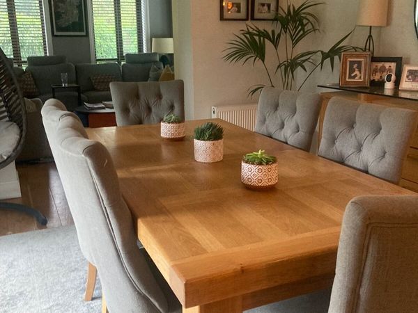 Donedeal dining table online and chairs