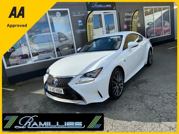 Lexus RC Coupe, Petrol Hybrid, 2017, White