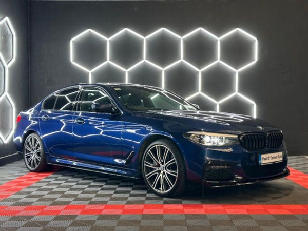 BMW 5-Series Saloon, Hybrid, 2019, Blue