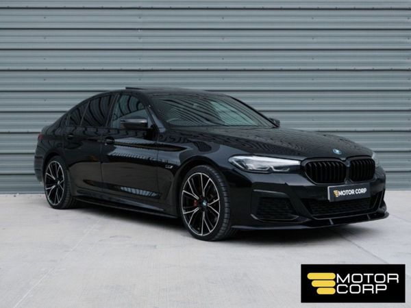 BMW 5-Series Saloon, Hybrid, 2021, Black