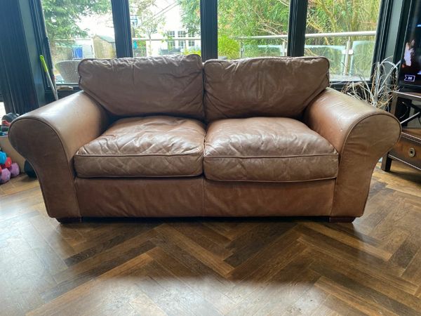 Laura ashley deals leather sofa