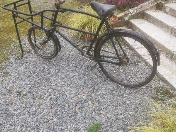 Old vintage shop bicycles