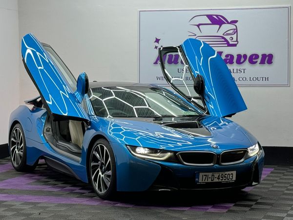 BMW i8 Coupe, Petrol Plug-in Hybrid, 2017, Blue