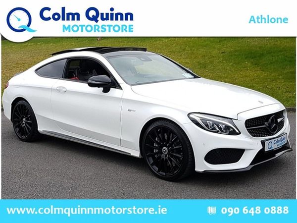 Mercedes-Benz C-Class Coupe, Petrol, 2018, White
