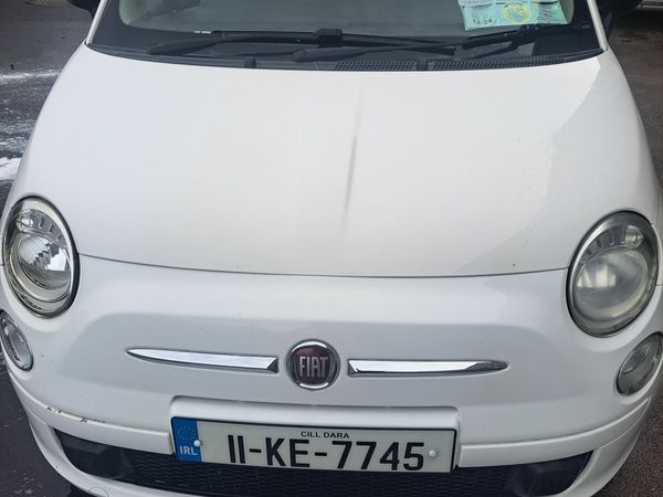 Fiat 500 Hatchback, Petrol, 2011, White