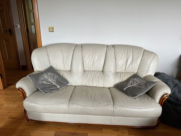 Donedeal shop leather couch