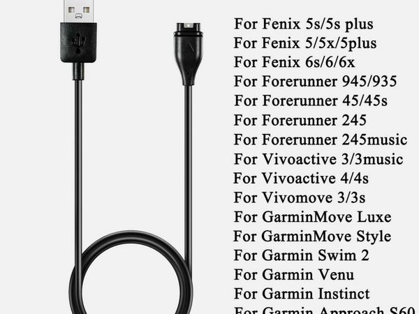 Vivoactive 3 music charging hot sale cable