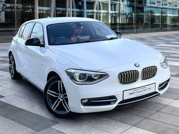 BMW 1-Series Hatchback, Diesel, 2014, White