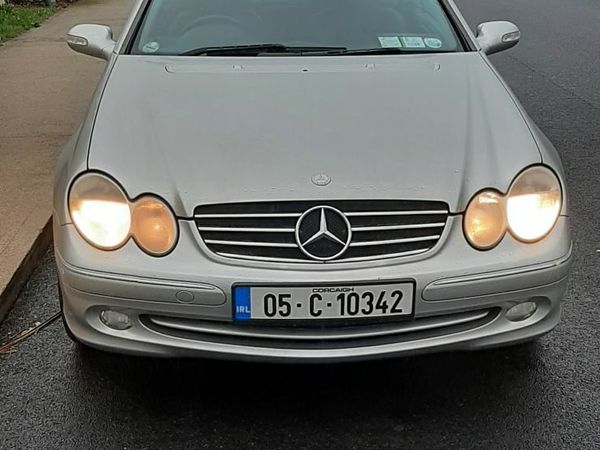 Mercedes-Benz CLK-Class Coupe, Petrol, 2005, Silver