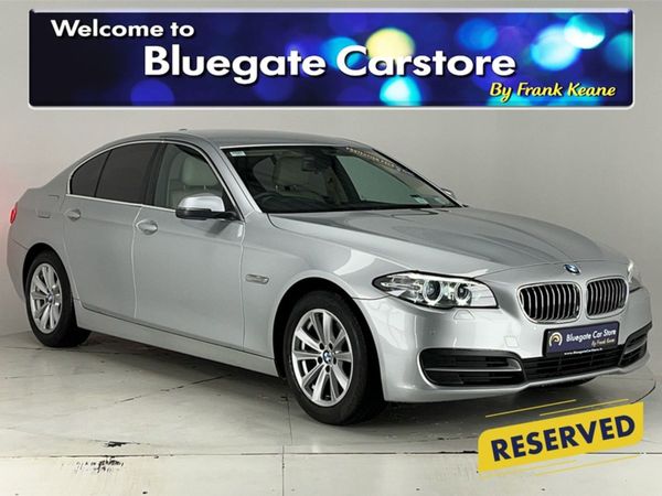 BMW 5-Series Saloon, Diesel, 2014, Silver
