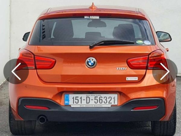 BMW 1-Series Hatchback, Petrol, 2015, Orange