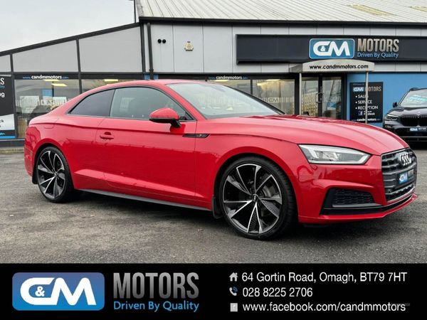 Audi A5 Coupe, Diesel, 2019, Red
