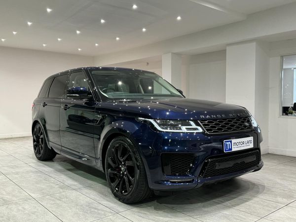 Land Rover Range Rover Sport SUV, Petrol Hybrid, 2019, Blue