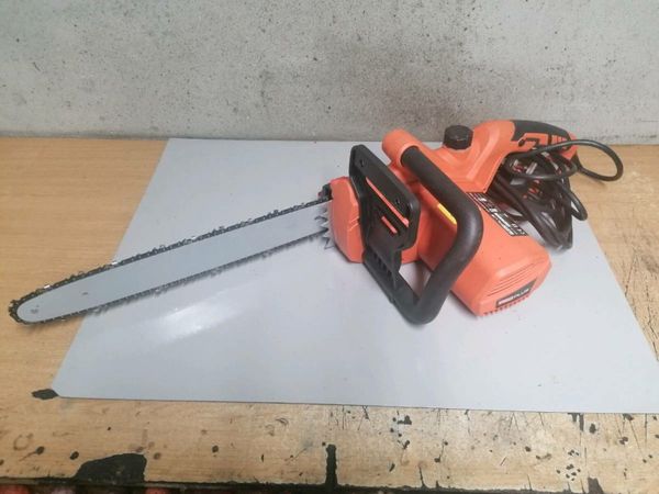 Electric on sale chainsaw woodies