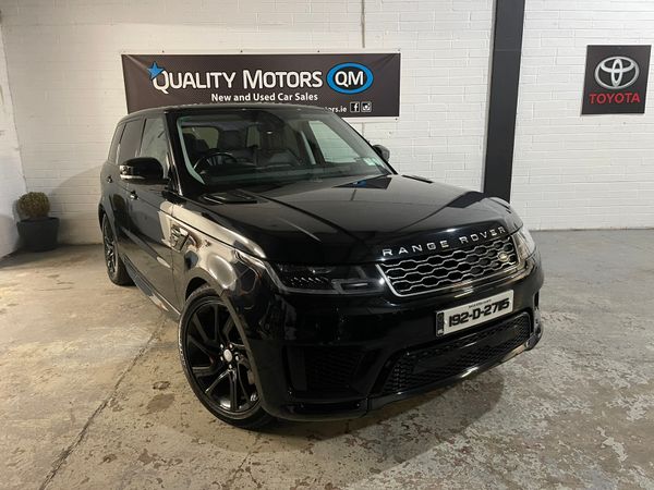 Land Rover Range Rover Sport SUV, Petrol Plug-in Hybrid, 2019, Black
