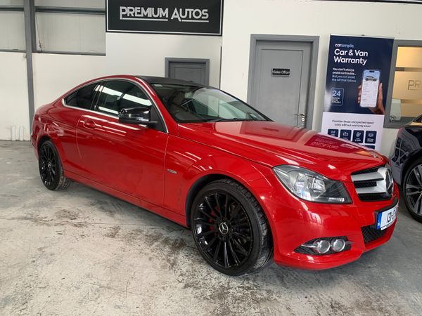 Mercedes-Benz C-Class Coupe, Diesel, 2013, Red