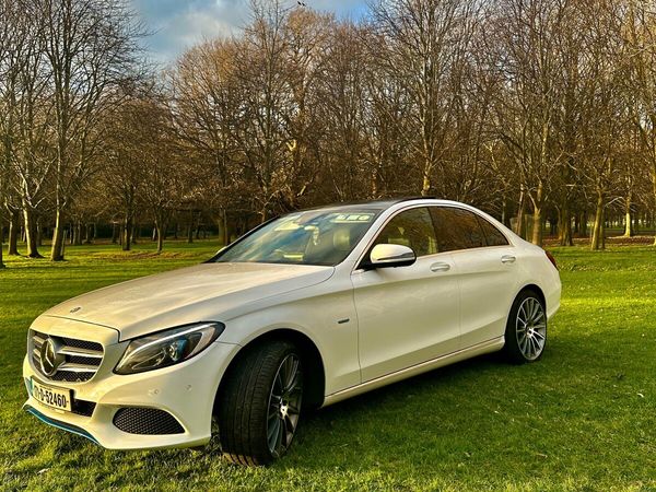 Mercedes-Benz C-Class Saloon, Petrol Plug-in Hybrid, 2017, White