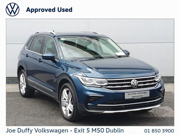 Volkswagen Tiguan SUV, Petrol Plug-in Hybrid, 2022, Blue