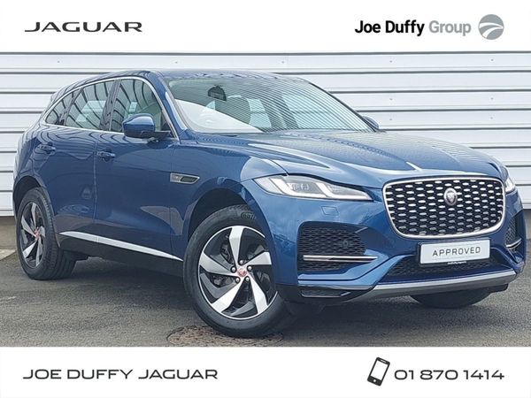 Jaguar F-Pace SUV, Petrol Plug-in Hybrid, 2022, Blue