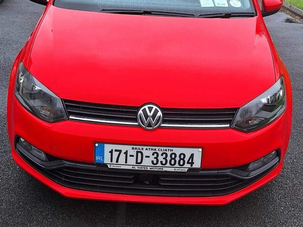 Volkswagen Polo Hatchback, Petrol, 2017, Red