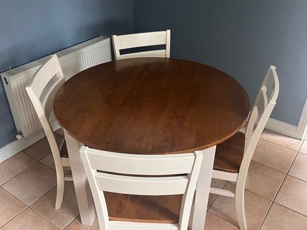 Done deal table and deals chairs mayo