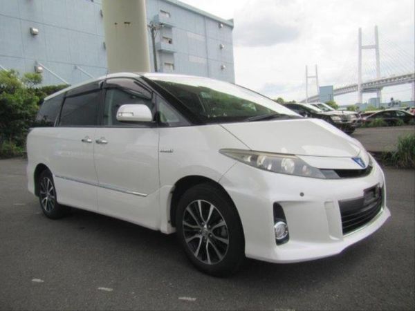 Toyota Estima MPV, Petrol Hybrid, 2013, White
