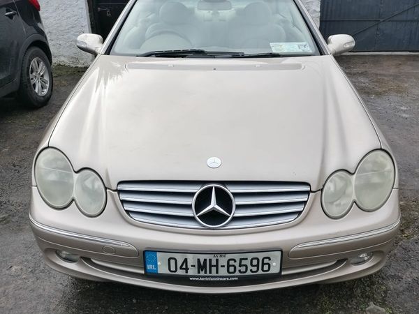 Mercedes-Benz CLK-Class Coupe, Petrol, 2004, Beige
