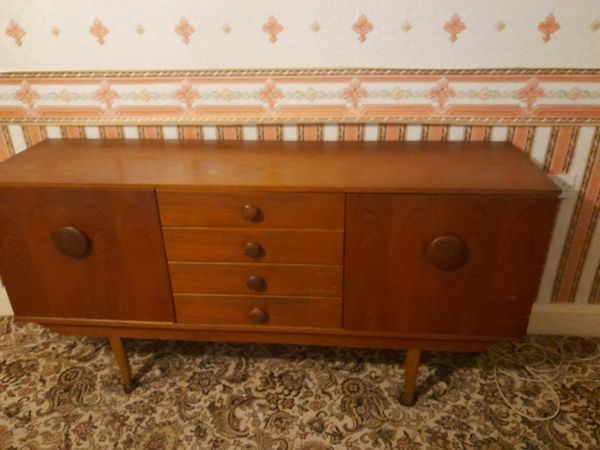 Mid century deals teak buffet