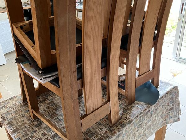 Argos oak deals table and chairs