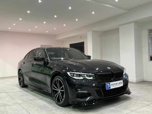 BMW 3-Series Saloon, Petrol Hybrid, 2020, Black