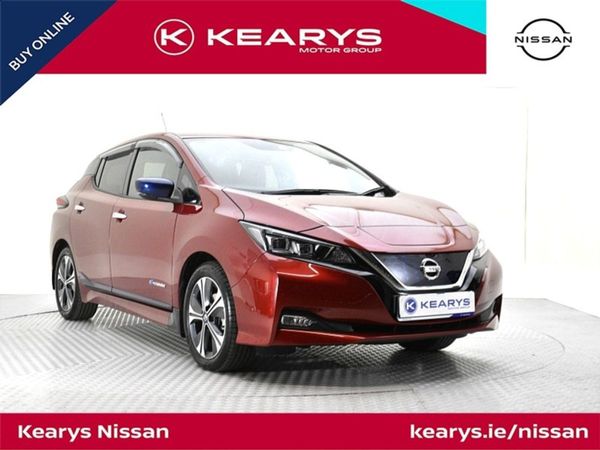 Nissan Leaf Hatchback, Electric, 2021, Red