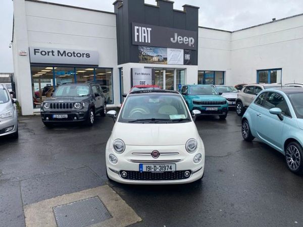 Fiat 500 Hatchback, Petrol, 2019, White
