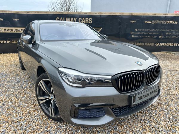 BMW 7-Series Saloon, Petrol Plug-in Hybrid, 2018, Grey