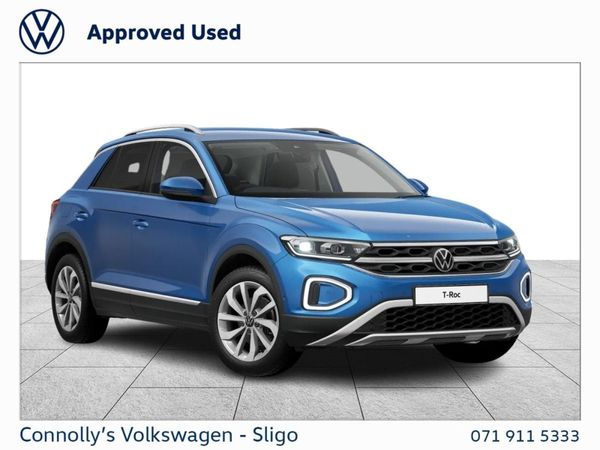 Volkswagen T-Roc SUV, Petrol, 2024, Blue