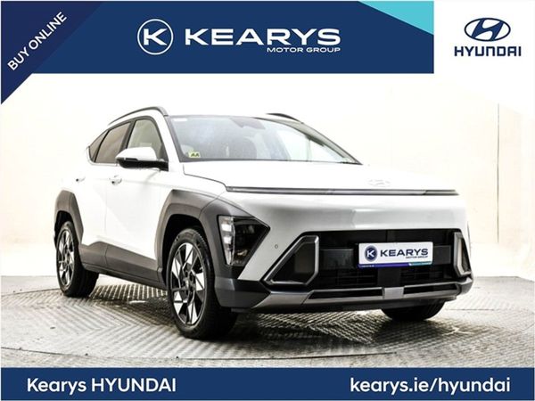Hyundai KONA Crossover, Petrol Hybrid, 2024, White