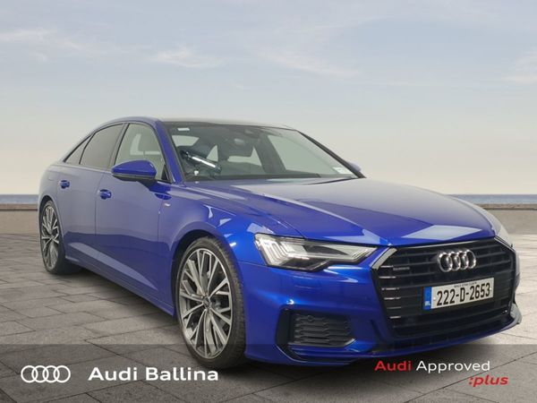 Audi A6 Saloon, Diesel, 2022, Blue